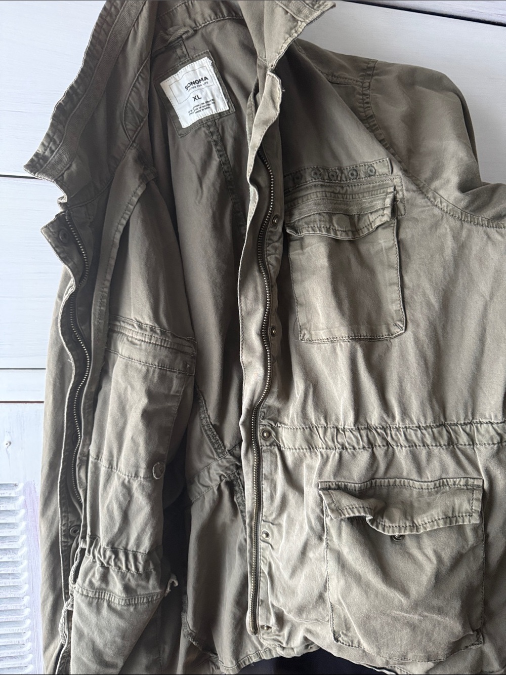 Utility Field Jacket - Olive Green